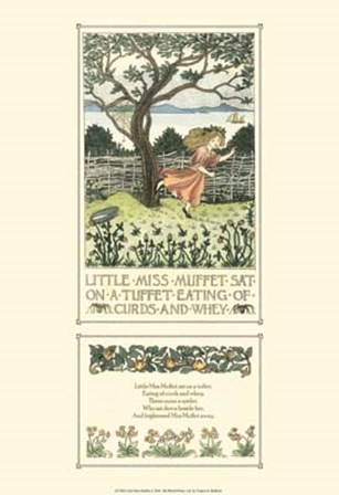 Little Miss Muffet by Francis D. Bedford art print