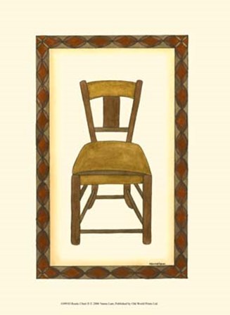 Rustic Chair II by Vanna Lam art print
