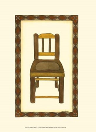 Rustic Chair IV by Vanna Lam art print