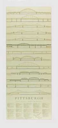 Pittsburgh Bridges by Joseph Boquiren art print