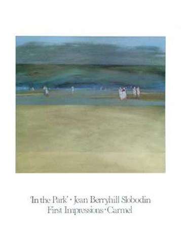 in the Park by Jean berryhill Slobodin art print