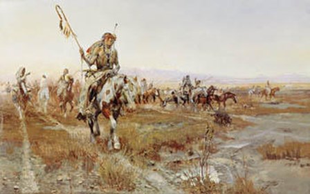 The Medicine Man by Charles M. Russell art print
