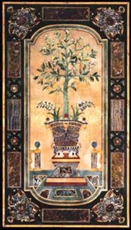 Inlaid Marble Panel II art print