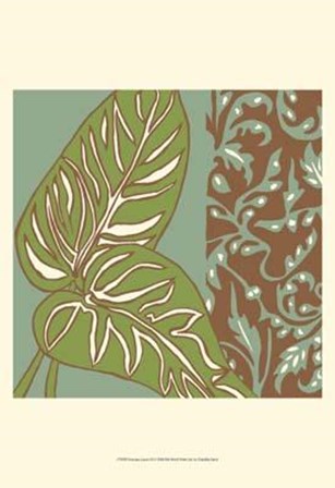 Nouveau Leaves III by Chariklia Zarris art print