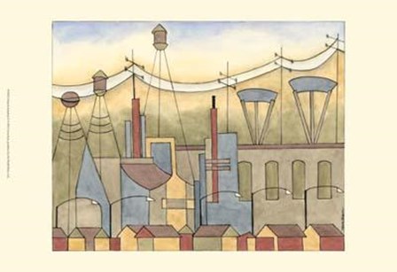 Urban Suburban No2 by Vanna Lam art print