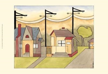 Urban Suburban No3 by Vanna Lam art print