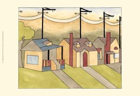 Urban Suburban No4 by Vanna Lam art print