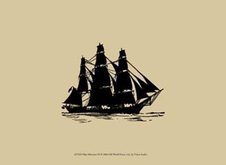 Ship Silhouette III art print