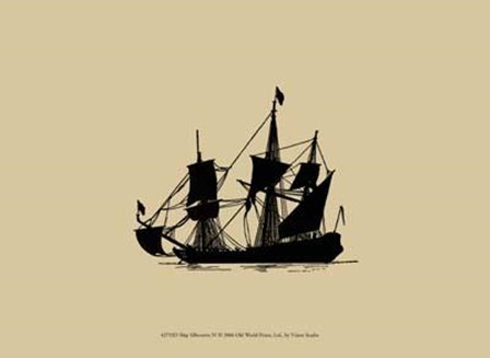 Ship Silhouette IV art print