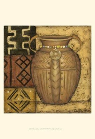 African Earthenware I by Chariklia Zarris art print