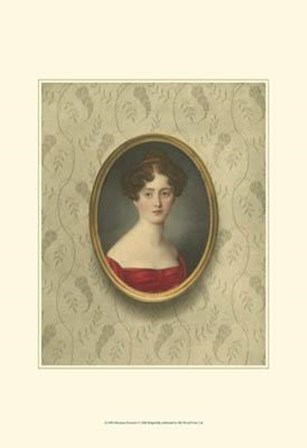 Miniature Portrait I by Franz Hanfstaengl art print