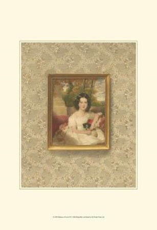 Miniature Portrait III by Franz Hanfstaengl art print