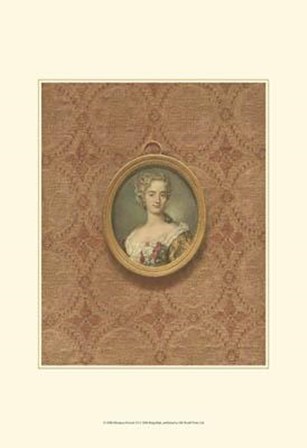 Miniature Portrait VI by Franz Hanfstaengl art print