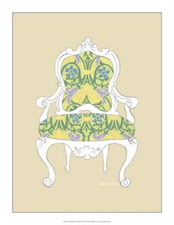 Decorative Chair II by Chariklia Zarris art print