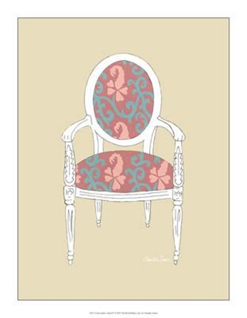 Decorative Chair IV by Chariklia Zarris art print