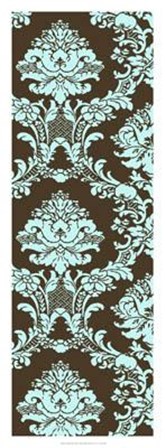 Vivid Damask In Blue I by Vision Studio art print