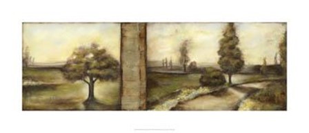Medium Misty Sunrise II by Jennifer Goldberger art print