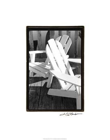 Seating For Two by Laura Denardo art print