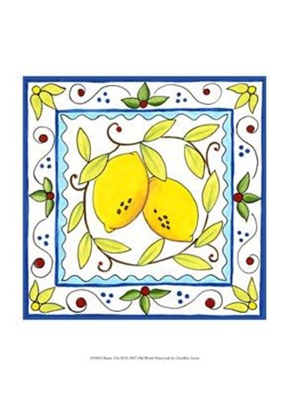 Rustic Tile III by Chariklia Zarris art print