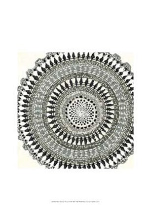 Mini Abstract Rosette III by Chariklia Zarris art print
