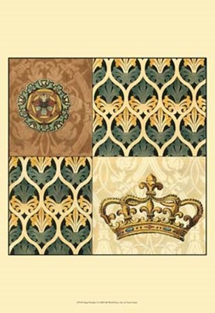 Regal Heraldry I by Vision Studio art print