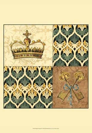 Regal Heraldry II by Vision Studio art print
