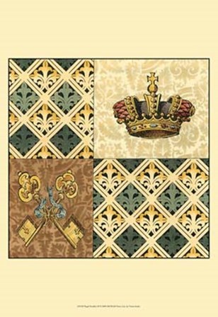 Regal Heraldry III by Vision Studio art print