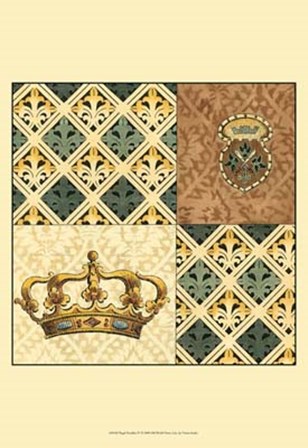 Regal Heraldry IV by Vision Studio art print