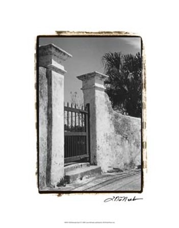 Old Bemuda Gate II by Laura Denardo art print