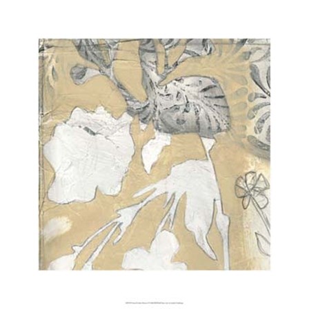 Neutral Garden Abstract I by Jennifer Goldberger art print