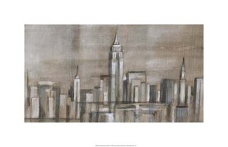 Metropolitan Skyline II by Ethan Harper art print