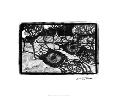 Cafe Shadows II by Laura Denardo art print
