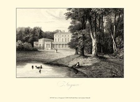 View of Frogmore by James Hakewill art print