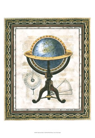 Traditional Globe I by Vision Studio art print