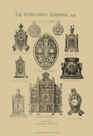 International Clocks art print
