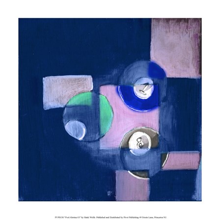 Pool Abstract II by Mark Wolfe art print