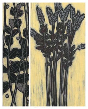 Woodcut Grasses I by Norman Wyatt Jr. art print