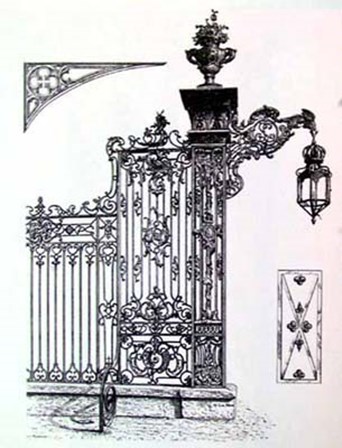 Wrought Iron Gate IV art print