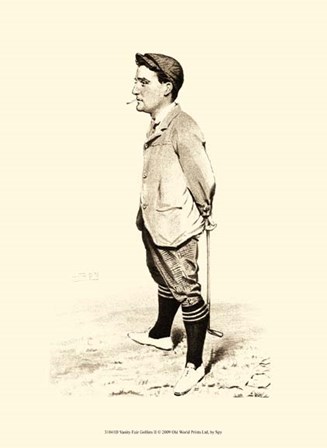 Vanity Fair Golfers II by Spy art print