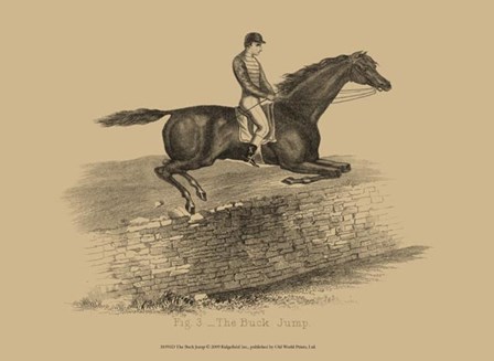 The Buck Jump art print