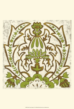 Small Lotus Tapestry II by Chariklia Zarris art print