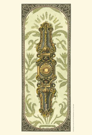 Elegant Escutcheon III by Vision Studio art print