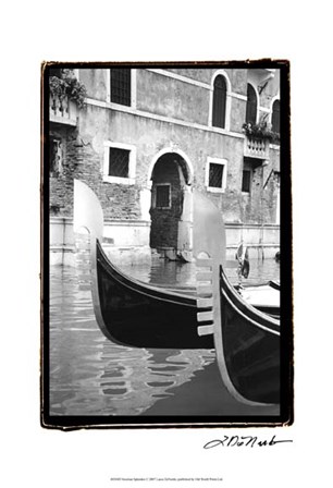 Resting Gondolas by Laura Denardo art print