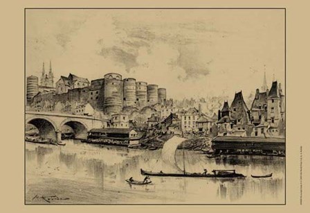 Riverside Estate II by Albert Robida art print