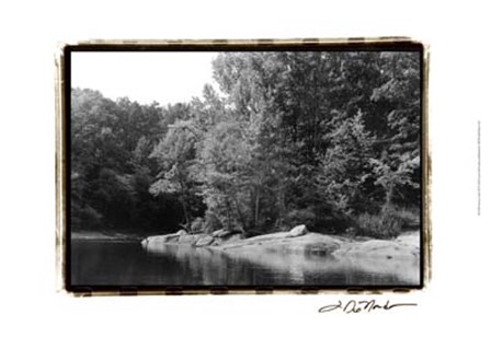 Serene Lake III by Laura Denardo art print