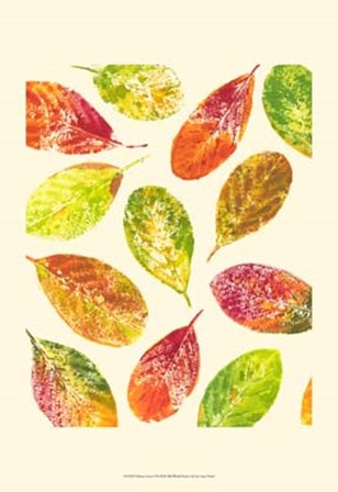 Vibrant Leaves I by Luisa Tosini art print