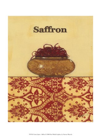 Exotic Spices - Saffron by Norman Wyatt Jr. art print