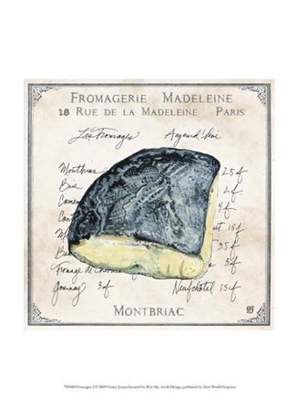 Fromages I by Ginny Joyner art print