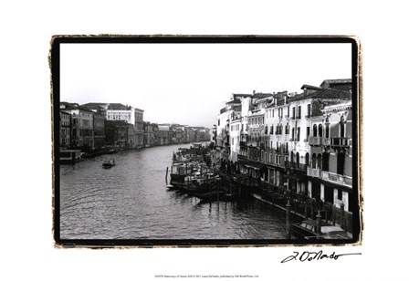 Waterways of Venice XIII by Laura Denardo art print