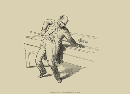 Pool Hall Antics V art print